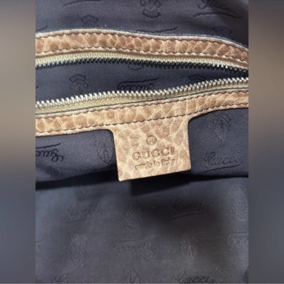 Authentic Gucci Libeccio Bamboo Canvas Large Tote w/COA - Picture 5 of 16